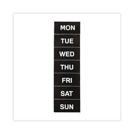 Mastervision Magnet, Tape, Days, White, PK7 FM1007